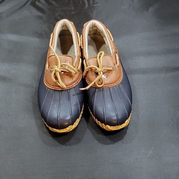 WOMEN'S JBU WATERPROOF LOAFER SHOES SLIP ON FLAT DUCK SHOE - Picture 3 of 16